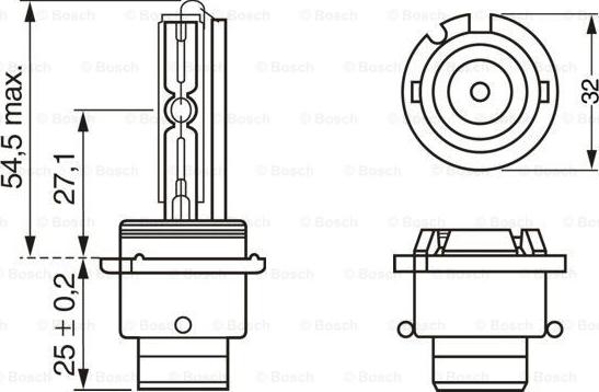 BOSCH 1 987 302 852 - Лампа розжарювання, основна фара avtolavka.club