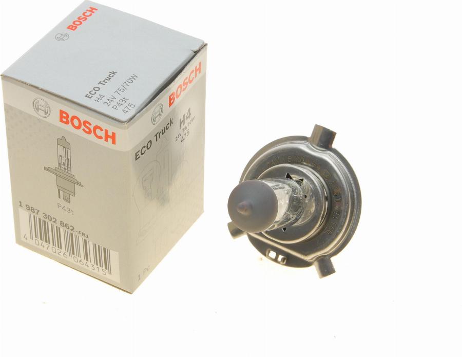 BOSCH 1 987 302 862 - Лампа розжарювання, фара дальнього світла avtolavka.club