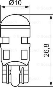 BOSCH 1 987 302 881 - Лампа розжарювання, ліхтар покажчика повороту avtolavka.club