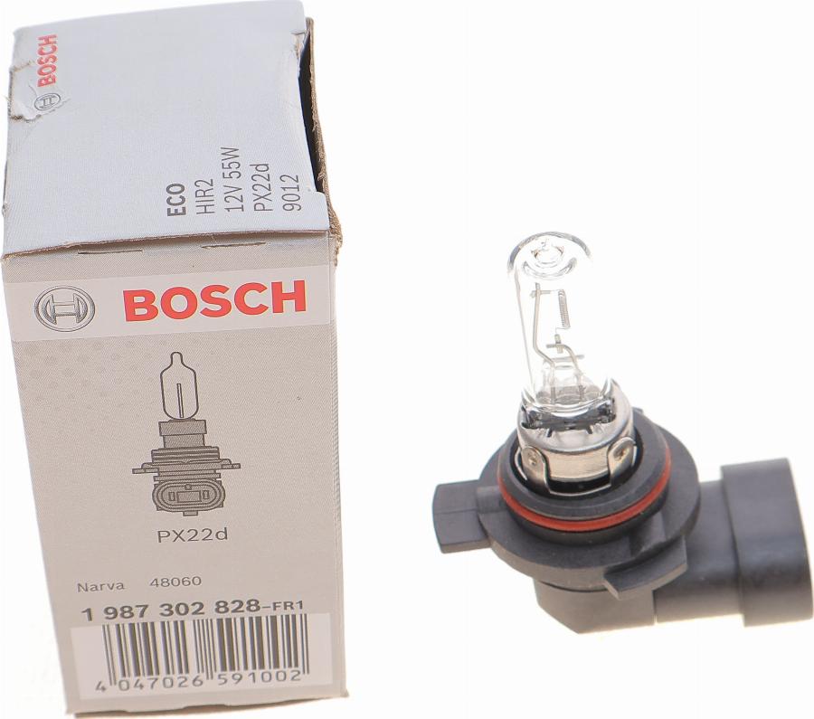 BOSCH 1 987 302 828 - Лампа розжарювання, фара дальнього світла avtolavka.club