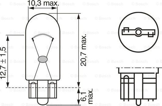 BOSCH 1 987 302 871 - Лампа розжарювання avtolavka.club