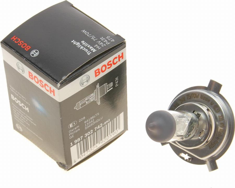 BOSCH 1 987 302 742 - Лампа розжарювання, фара дальнього світла avtolavka.club