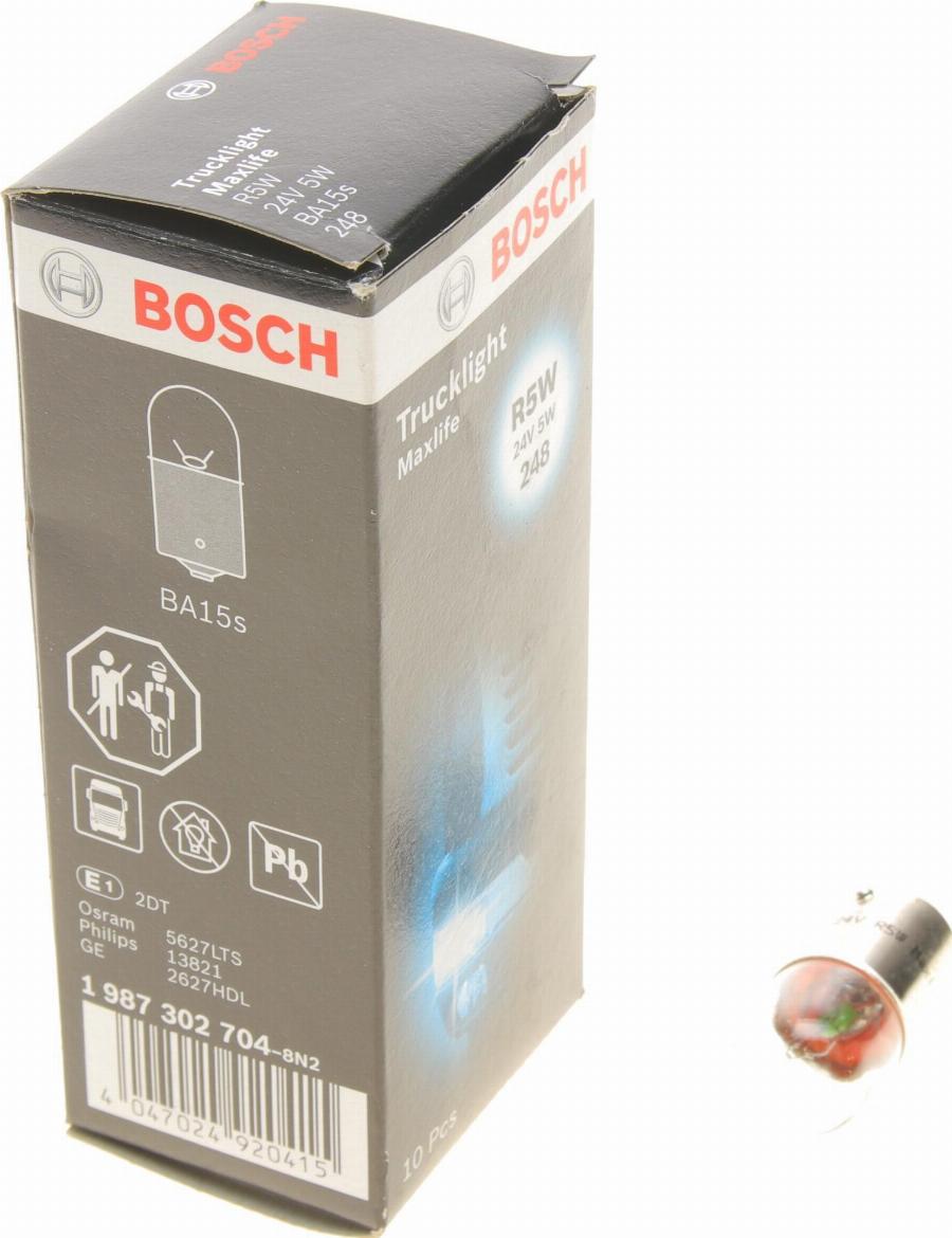 BOSCH 1 987 302 704 - Лампа розжарювання, ліхтар покажчика повороту avtolavka.club