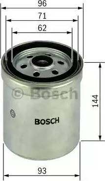 BOSCH 1 457 434 419 - Паливний фільтр avtolavka.club