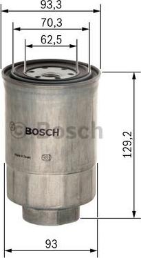 BOSCH 1 457 434 438 - Паливний фільтр avtolavka.club