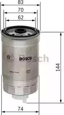 BOSCH 1 457 434 192 - Паливний фільтр avtolavka.club