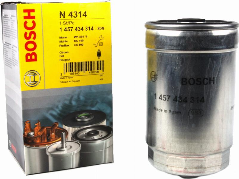 BOSCH 1 457 434 314 - Паливний фільтр avtolavka.club