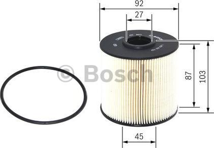 BOSCH 1 457 431 707 - Паливний фільтр avtolavka.club