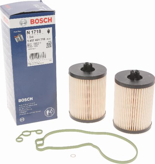 BOSCH 1 457 431 718 - Паливний фільтр avtolavka.club