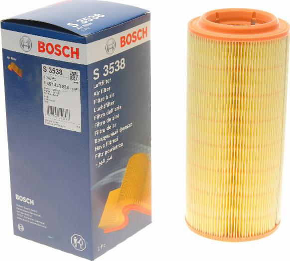 BOSCH 1 457 433 538 - Повітряний фільтр avtolavka.club