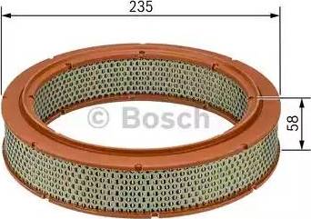 BOSCH 1 457 432 111 - Повітряний фільтр avtolavka.club