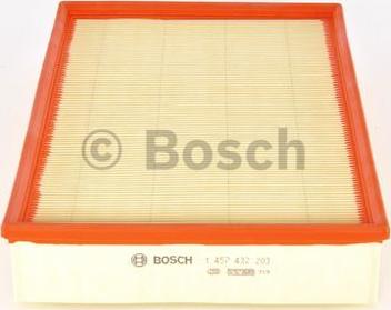 BOSCH 1 457 432 203 - Повітряний фільтр avtolavka.club