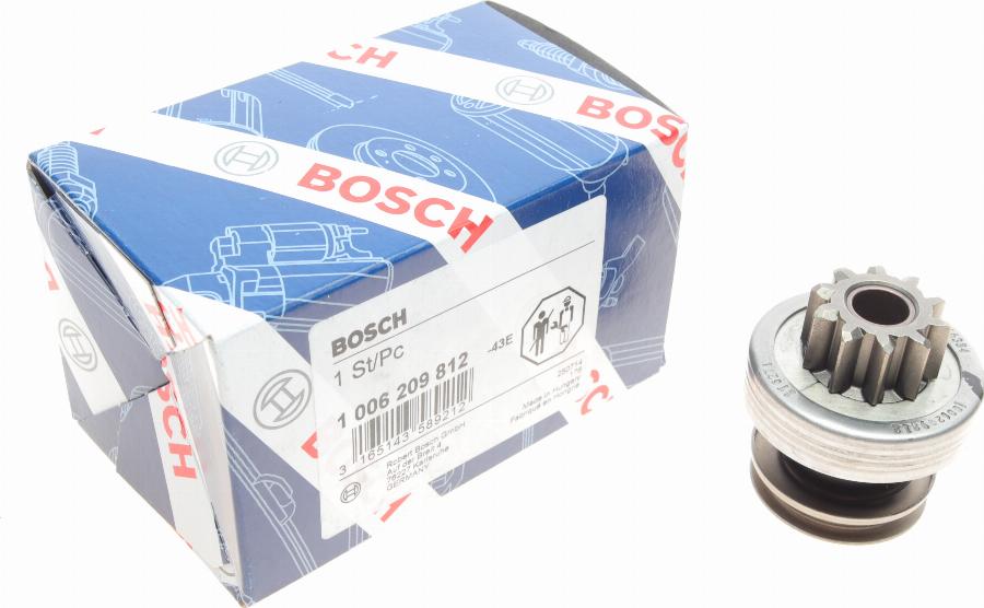 BOSCH 1 006 209 812 - Провідна шестерня, стартер avtolavka.club