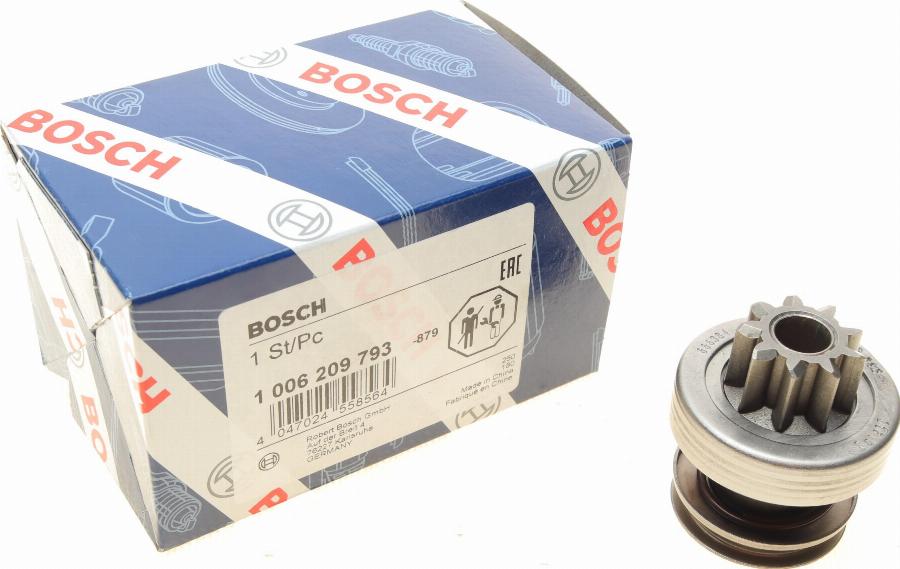 BOSCH 1 006 209 793 - Провідна шестерня, стартер avtolavka.club