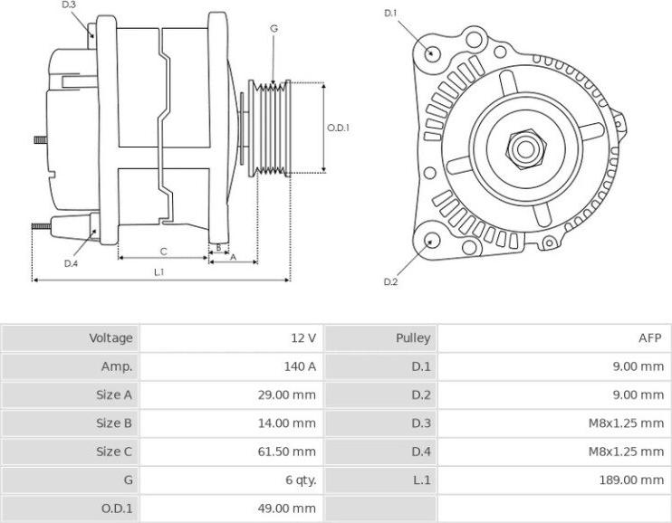 BOSCH 124525200 - Генератор avtolavka.club