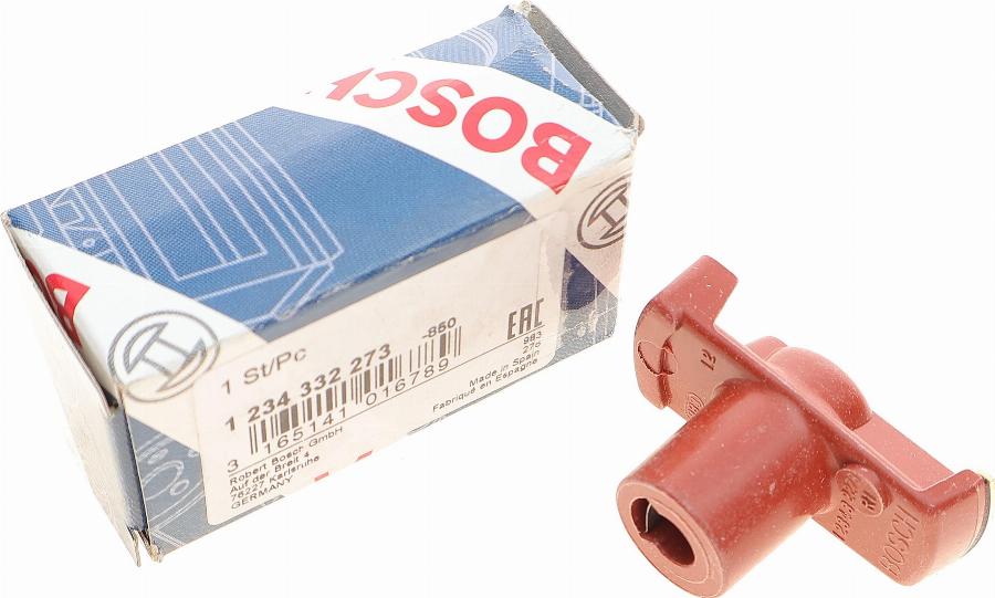 BOSCH 1 234 332 273 - Бігунок розподільника запалювання avtolavka.club