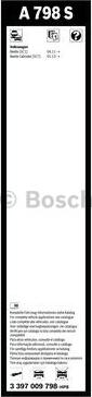 BOSCH 3 397 009 798 - Щітка склоочисника avtolavka.club