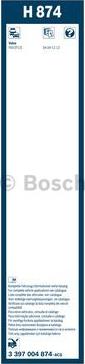 BOSCH 3 397 004 874 - Щітка склоочисника avtolavka.club