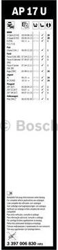 BOSCH 3 397 006 830 - Щітка склоочисника avtolavka.club