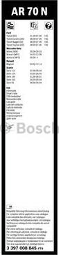 BOSCH 3 397 008 845 - Щітка склоочисника avtolavka.club