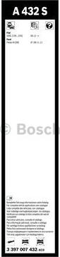 BOSCH 3 397 007 432 - Щітка склоочисника avtolavka.club