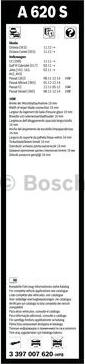 BOSCH 3 397 007 620 - Щітка склоочисника avtolavka.club