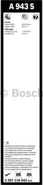 BOSCH 3 397 118 943 - Щітка склоочисника avtolavka.club