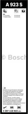 BOSCH 3 397 118 923 - Щітка склоочисника avtolavka.club