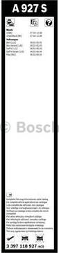 BOSCH 3 397 118 927 - Щітка склоочисника avtolavka.club