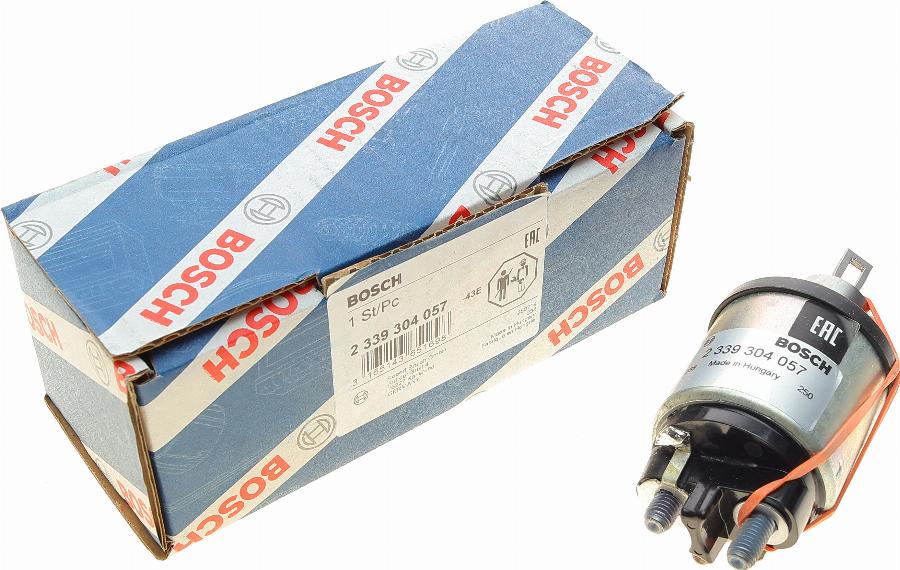 BOSCH 2 339 304 057 - Тягове реле, стартер avtolavka.club