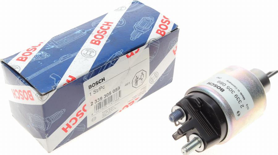 BOSCH 2 339 305 089 - Тягове реле, стартер avtolavka.club