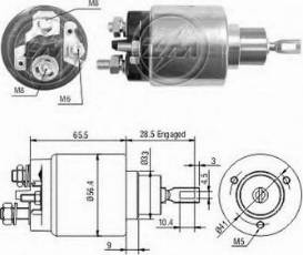 BOSCH 2339303706 - Тягове реле, стартер avtolavka.club