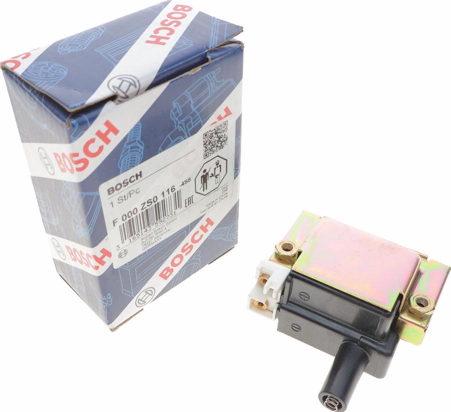 BOSCH F 000 ZS0 116 - Котушка запалювання avtolavka.club