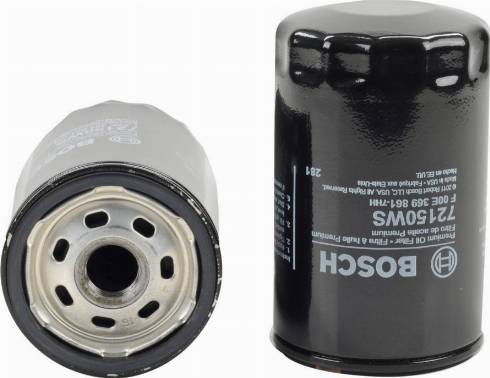 BOSCH F 00E 369 861 - Масляний фільтр avtolavka.club