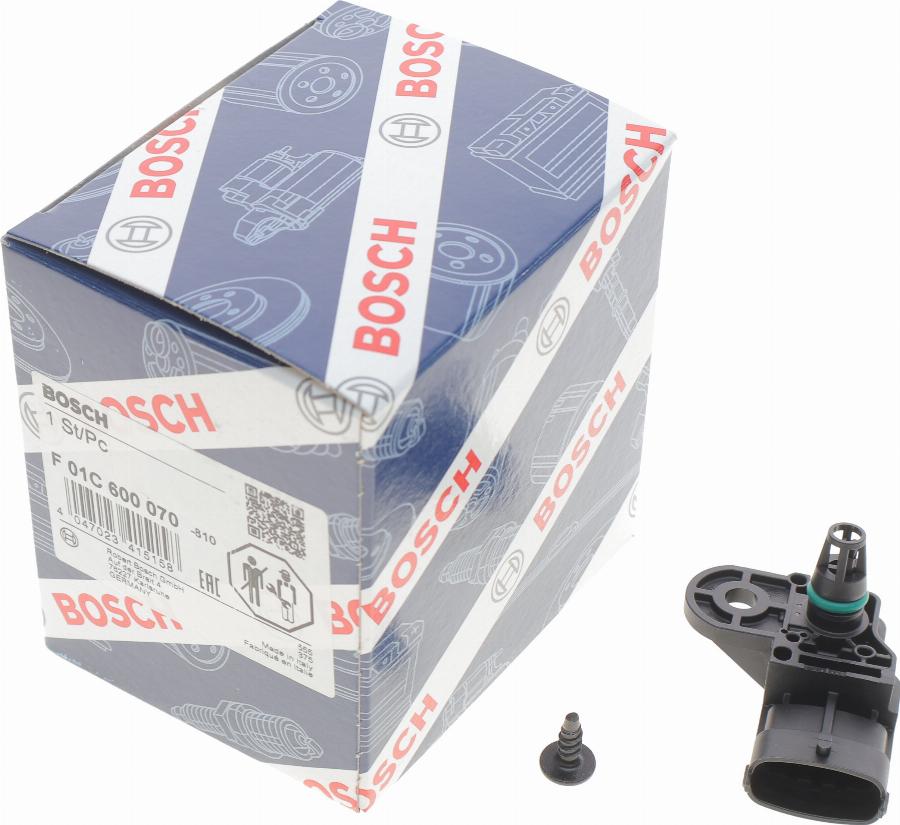 BOSCH F 01C 600 070 - Датчик, тиск у впускний трубі avtolavka.club