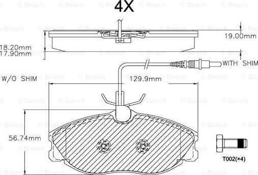 BOSCH F 03A 150 026 - Гальмівні колодки, дискові гальма avtolavka.club