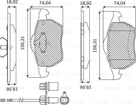 BOSCH F 03B 050 049 - Гальмівні колодки, дискові гальма avtolavka.club