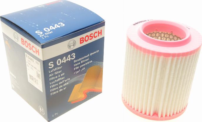 BOSCH F 026 400 443 - Повітряний фільтр avtolavka.club