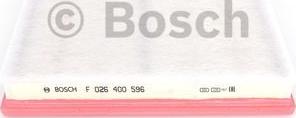 BOSCH F 026 400 596 - Повітряний фільтр avtolavka.club