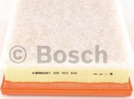BOSCH F 026 400 545 - Повітряний фільтр avtolavka.club