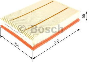 BOSCH F 026 400 099 - Повітряний фільтр avtolavka.club