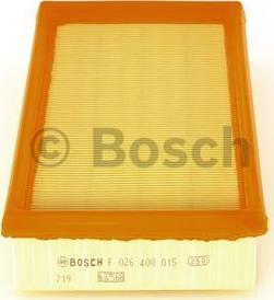 BOSCH F 026 400 015 - Повітряний фільтр avtolavka.club