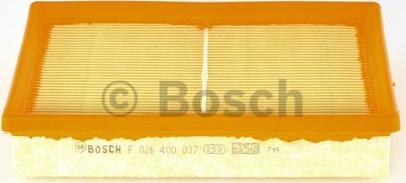 BOSCH F 026 400 037 - Повітряний фільтр avtolavka.club