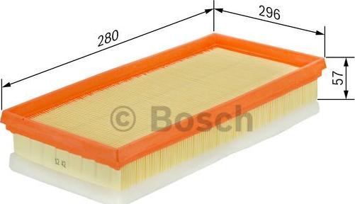 BOSCH F 026 400 103 - Повітряний фільтр avtolavka.club