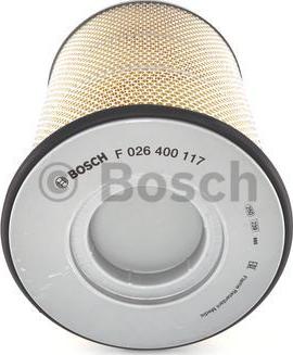 BOSCH F 026 400 117 - Повітряний фільтр avtolavka.club