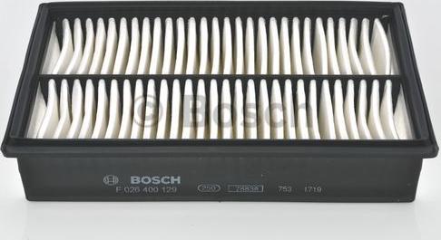 BOSCH F 026 400 129 - Повітряний фільтр avtolavka.club
