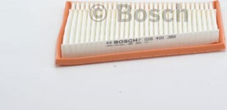 BOSCH F 026 400 389 - Повітряний фільтр avtolavka.club