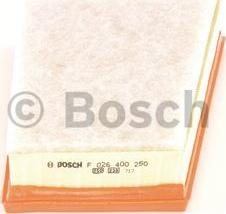 BOSCH F 026 400 250 - Повітряний фільтр avtolavka.club
