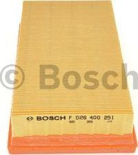 BOSCH F 026 400 251 - Повітряний фільтр avtolavka.club