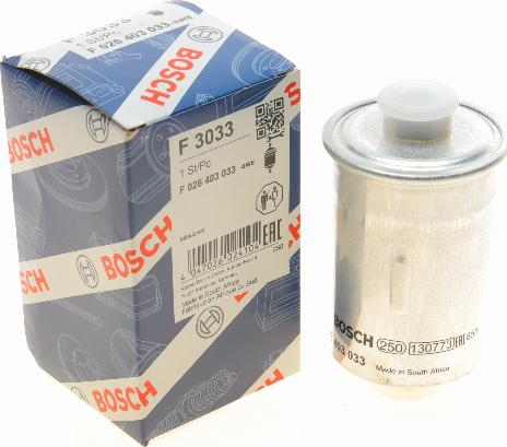 BOSCH F 026 403 033 - Паливний фільтр avtolavka.club